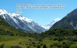 Psalms 18:2 - Bible Desktop Background